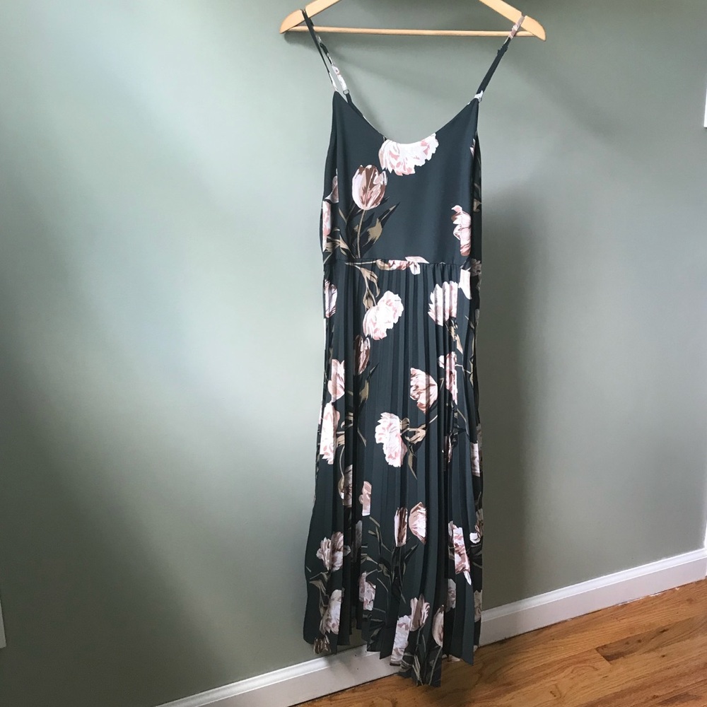 Target A New Day Green Floral Dress
